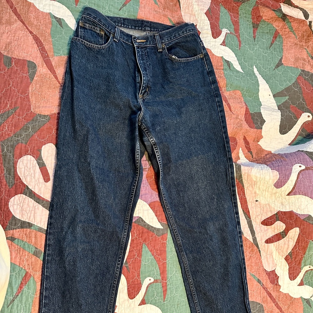 L.L. Bean Double L Relaxed High Waisted Jeans